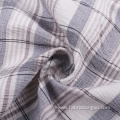 yarn dyed check jersey fabric for men shirt